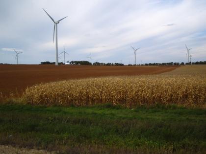 wind turbines